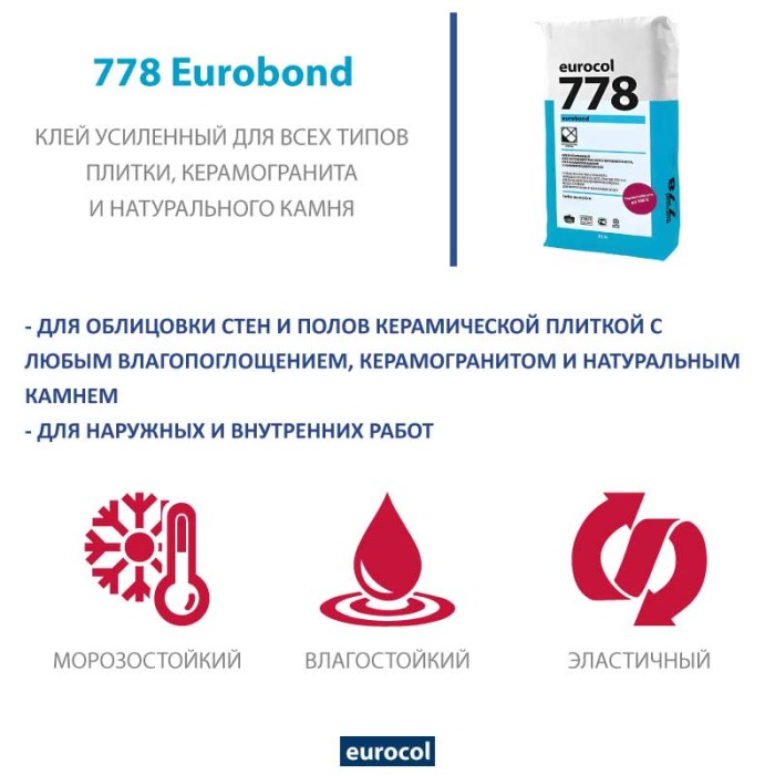 Клей Forbo Eurocol 778 Eurobond, 25 кг